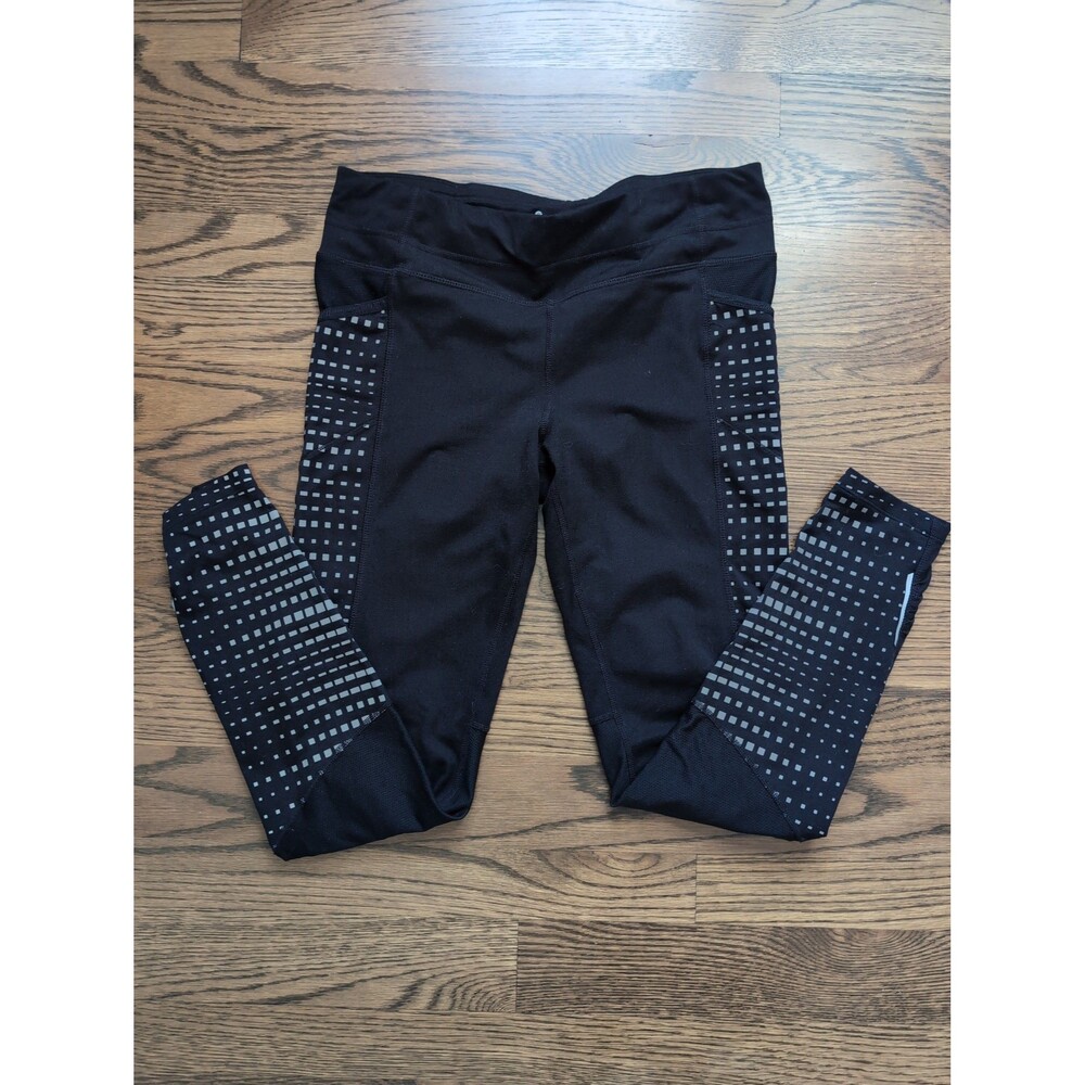 Athleta reflective running full length Leggings- medium